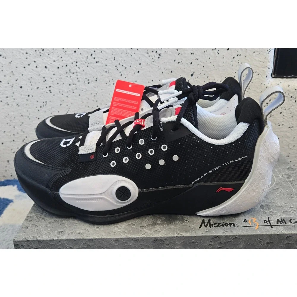 Li-Ning Way of Wade All City 13 Mission Black White ABAV001-3 Mens 10 Basketball